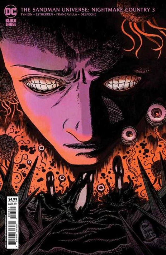 Sandman Universe Nightmare Country #3 Cover B Francesco Francavilla Card Stock Variant (Mature)