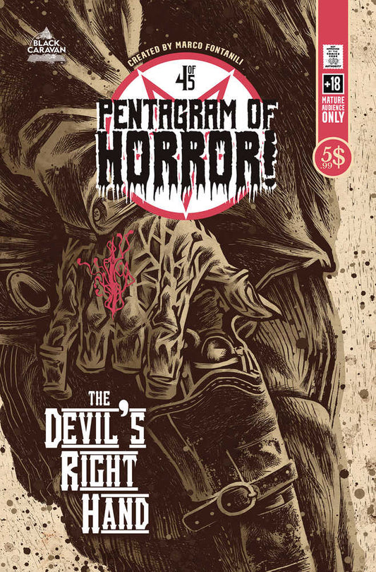 Pentagram Of Horror #4 Cover A Fontanili