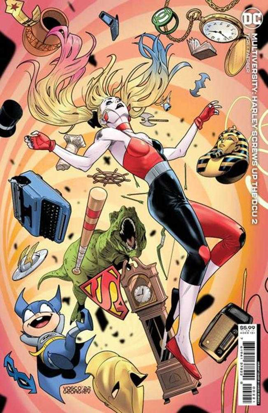 Multiversity Harley Screws Up The Dcu #2 (Of 6) Cover B Vasco Georgiev Card Stock Variant